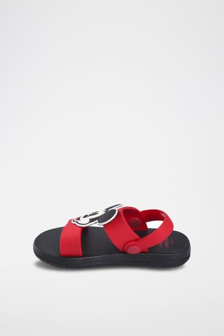 Sandálias Mickey Disney Preto e vermelho