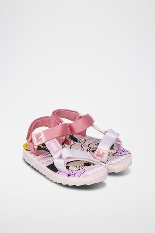 Sandálias Minnie Disney Rosa