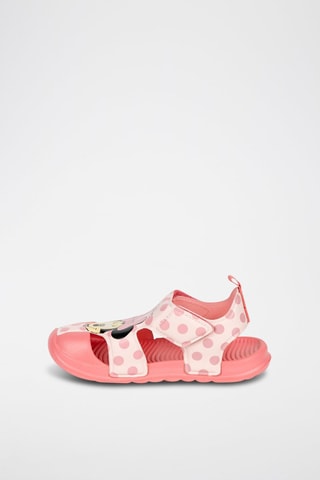 Sandálias Minnie Disney Rosa e branco