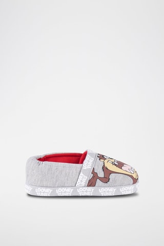 Pantufas Taz Looney Tunes Cinzento-claro mesclado