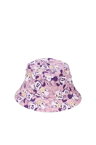 Chapéu à pescador Minnie e Daisy Disney Rosa e branco