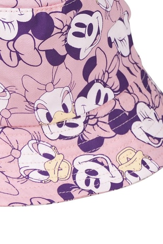 Chapéu à pescador Minnie e Daisy Disney Rosa e branco