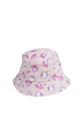 Chapéu à pescador Hello Kitty Sanrio - Rosa