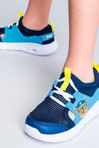 Slip-on Patrulha Pata Azul-marinho e amarelo