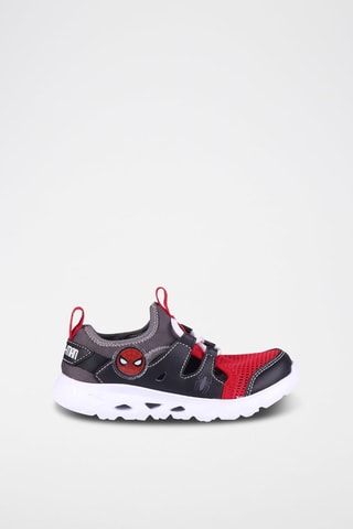 Slip-on Homem-Aranha Os Vingadores Marvel   Preto e vermelho