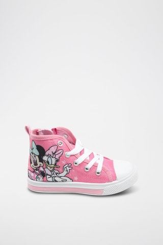 Sapatilhas subidas Minnie e Margarida Disney - Rosa
