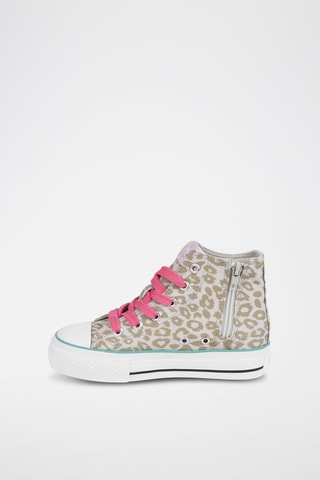 Sapatilhas subidas Minnie Disney - Verde e rosa