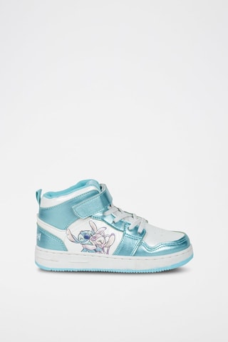Sapatilhas subidas Stitch e Angel Lilo e Stitch Disney - Azul-claro