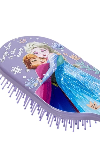 Escova para cabelo Elsa e Anna Frozen Disney - Azul-claro