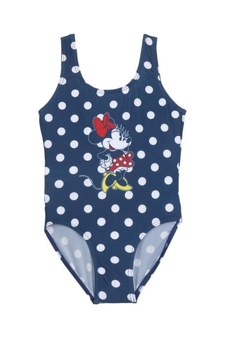 Fato de banho Minnie Disney Azul-marinho e branco