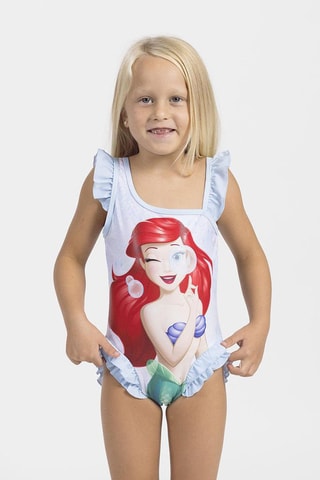 Fato de banho Ariel a Pequena Sereia Disney - Azul-celeste e vermelho