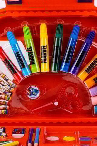 Kit de colorir Os Vingadores Marvel 50 peças - Vermelho
