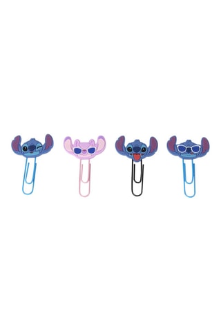 4 clipes Stitch e Angel Lilo e Stitch Disney - Multicor