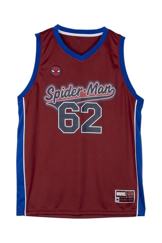 Camisola de alças unissexo Homem-Aranha Os Vingadores Marvel - Vermelho
