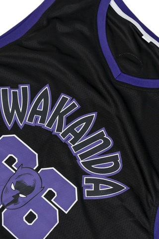 Camisola de alças unissexo Black Panther Os Vingadores Marvel - Preto
