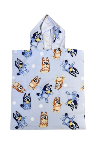 Poncho de banho com capuz Bluey - Azul