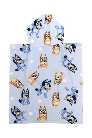 Poncho de banho com capuz Bluey - Azul