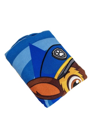 Poncho de banho com capuz Chase Patrulha Pata - Azul