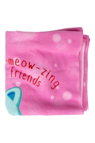 Poncho com capuz Gabby e a Casa de Bonecas - Rosa