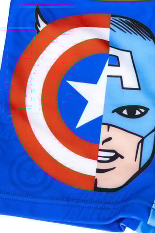 Boxers de banho Capitão América Os Vingadores Marvel - Azul-escuro