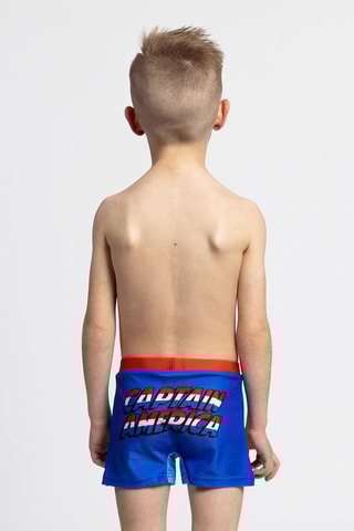 Boxers de banho Capitão América Os Vingadores Marvel - Azul-escuro