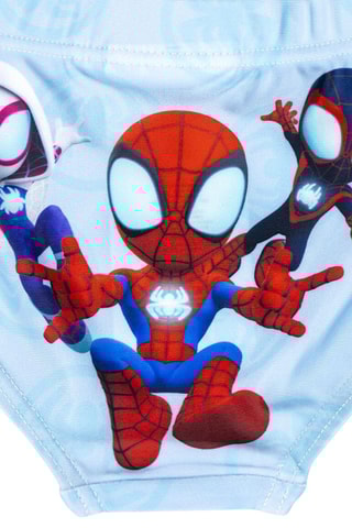 Cueca de banho Spidey e os seus amigos extraordinários Marvel - Azul-claro