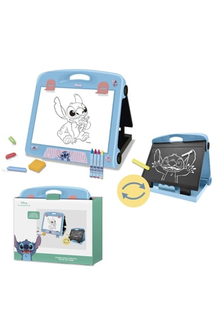 Cavalete de arte portátil Stitch Lilo e Stitch Disney - Azul