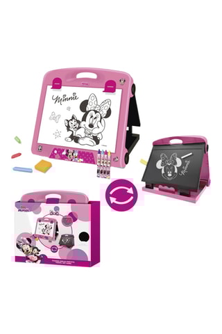 Cavalete de arte portátil Minnie Disney - Rosa