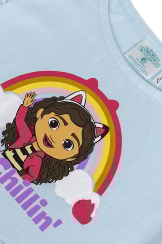 Vestido Gabby e a Casa de Bonecas Turquesa