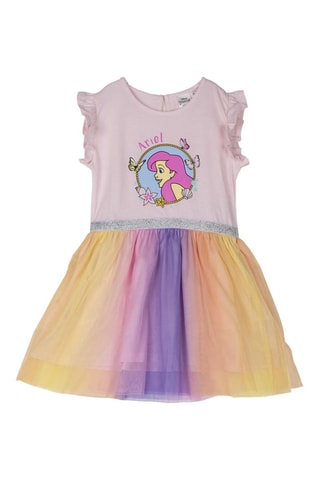 Vestido Ariel A Pequena Sereia Disney Rosa