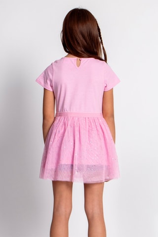 Vestido Minnie e Margarida Disney Rosa