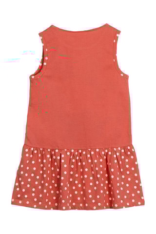 Vestido sem mangas Minnie Disney - Vermelho