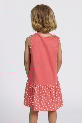 Vestido sem mangas Minnie Disney - Vermelho