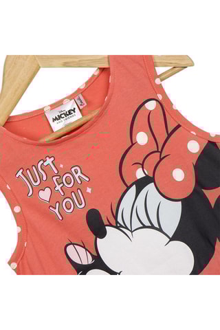 Vestido sem mangas Minnie Disney - Vermelho
