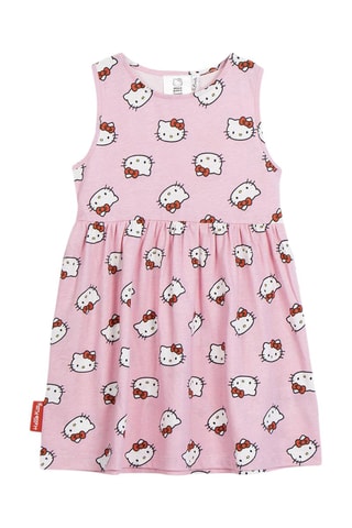 Vestido sem mangas Hello Kitty Sanrio - Rosa