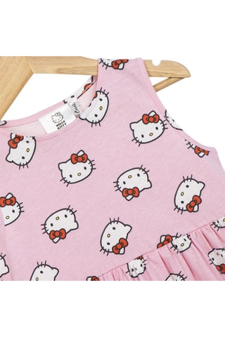Vestido sem mangas Hello Kitty Sanrio - Rosa