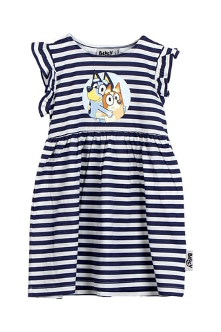 Vestido Bluey - Azul-marinho