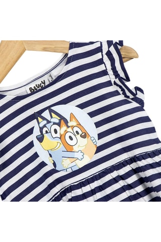 Vestido Bluey - Azul-marinho