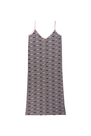 Vestido comprido Disney   Branco e preto