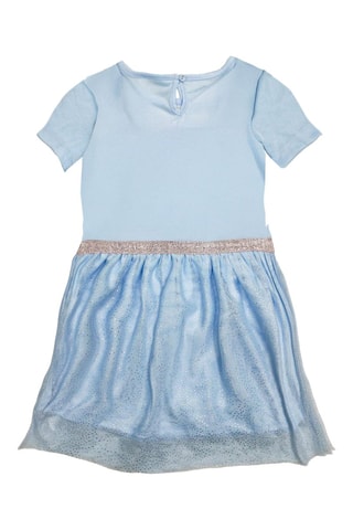 Vestido efeito ilusório Stitch e Angel Lilo e Stitch Disney - Azul-claro