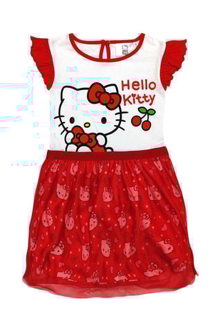 Vestido Hello Kitty Sanrio - Vermelho