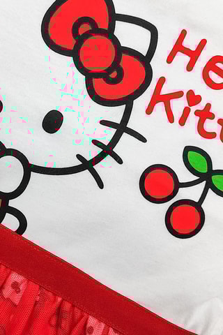 Vestido Hello Kitty Sanrio - Vermelho