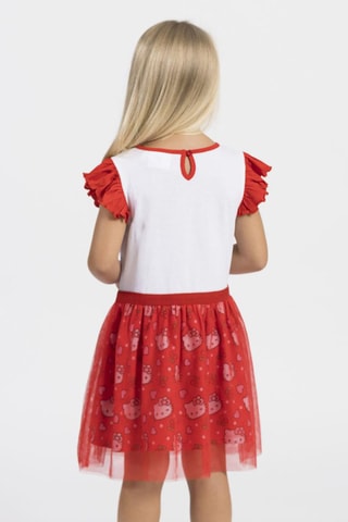 Vestido Hello Kitty Sanrio - Vermelho