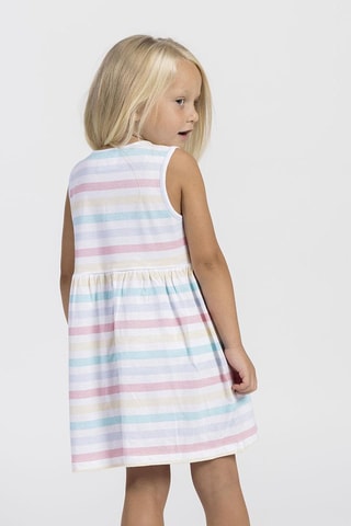 Vestido Elsa Frozen Disney - Branco e azul-celeste