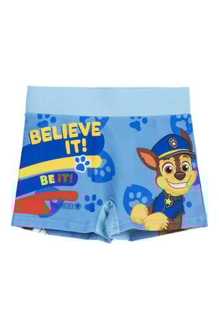 Boxers de banho Patrulha Pata - Azul-celeste e amarelo