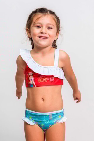Maillot 2 pièces La petite sirène Disney - Rouge