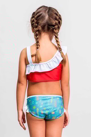 Maillot 2 pièces La petite sirène Disney - Rouge