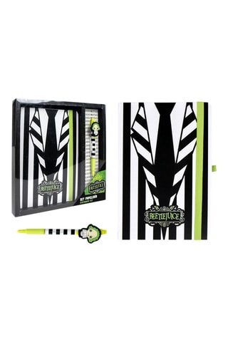Coffret de papelaria Beetlejuice The Ghost With The Most - 2 peças - Branco
