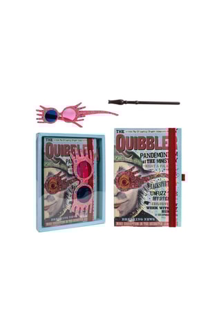 Coffret de papelaria Luna Lovegood Harry Potter - 3 peças - Azul-celeste