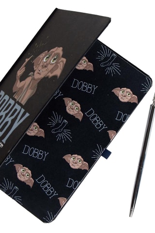 Coffret de papelaria Dobby Harry Potter - 3 peças - Azul-marinho